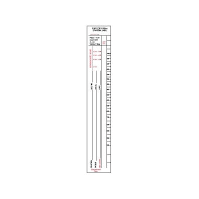 Travenol Labs Viaflex Label, 1000cc