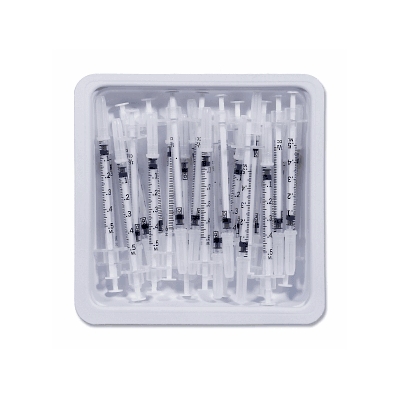 Tray, Allergist, 1/2ml, 27gx3/8", Precision -
