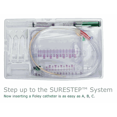 Tray, Foley, Urine meter, Lubrisil, 16 FR