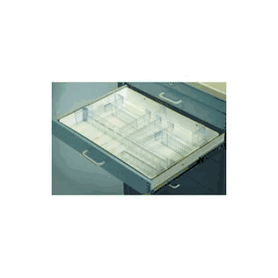 Tray, Full Drwr, 18 Amp Holders W/7 Dividers