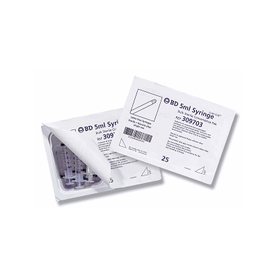 Tray, Sterile, 60cc Ll Blk, Conv - Medline
