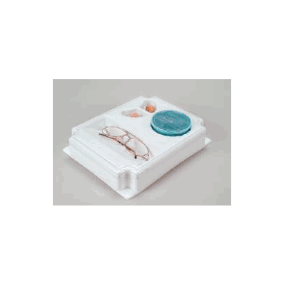 Tray Valet Polystyrene - Tray, Valet W/Lid -