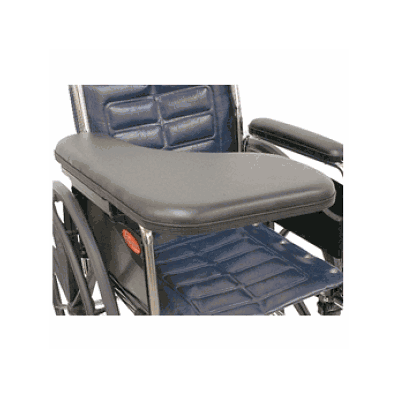 Tray, Wheelchair, Padded, Right, Half - Medli