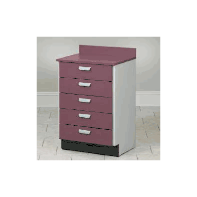 Treatment Cabinet Floor Standing 5 Drawers -