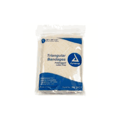 Triangular Bandage, 100% cotton, Complete wit