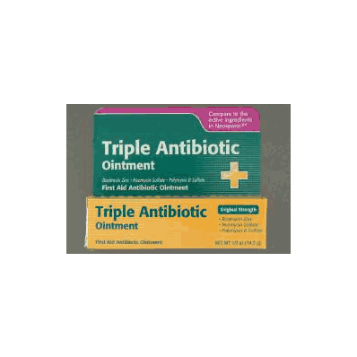 Triple Antibiotic Ointment 0.5 Oz. Ointment -