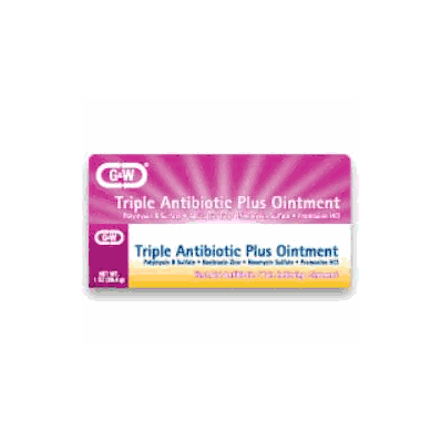 Triple Antibiotic Plus Ointment G & W 30 Gm O