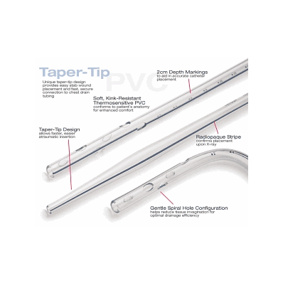 Trocar W/Tapered Atp Stylet 16fr