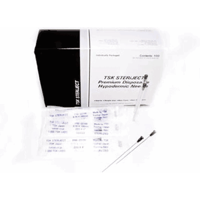 TSK SteriJect Needle, 22 ga, 3.95", 100 mm, Hypodermic Needle