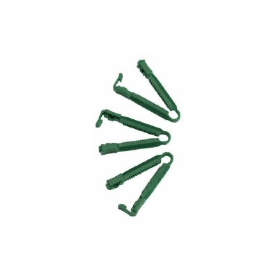 Tube / Catheter Clamp, color Green Polyacetal