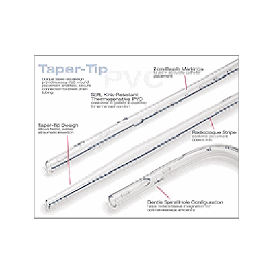 Tube, Chest, Thoracic, 36fr, Rtang - Medline