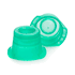 Tube Closure (GREEN) Polyethylene Snap Cap for 12mm, 13mm and 16mm Evacuated Glass Blood Collection Tubes and Plastic Test Tubes Non Sterile, sold as 1000/PK by MK 177-118115G <br><br><font color="red"><b>BACK TO THE PRODUCT TABLE, <a href="https://www.aaawholesalecompany.com/clinical-laboratory-accessories-tube-closures.html">CLICK HERE</a></b></font>