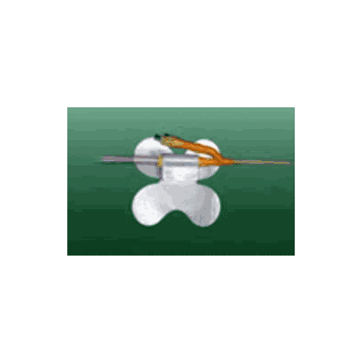 Tube Holder 2-1/2 Inch Long Tab, Butterfly Ba
