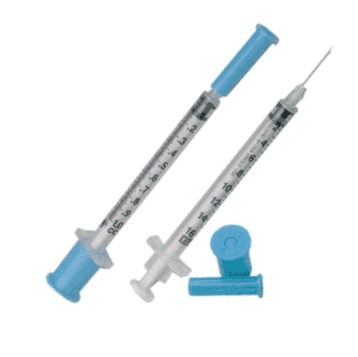 Tuberculin Syringe with Needle 1 mL 26 Ga 1/2"