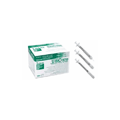 Tuberculin Syringe With Needle Ulticare 1 Ml