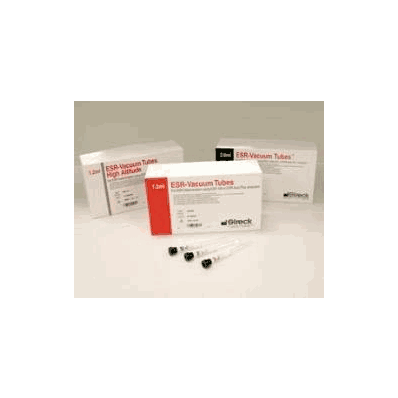 Tubes, ESR-Vacuum 2 mL, Tri Sodium citrate