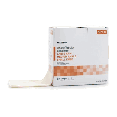 Tubular Support Bandage, Size D, 3" x 11 Yard