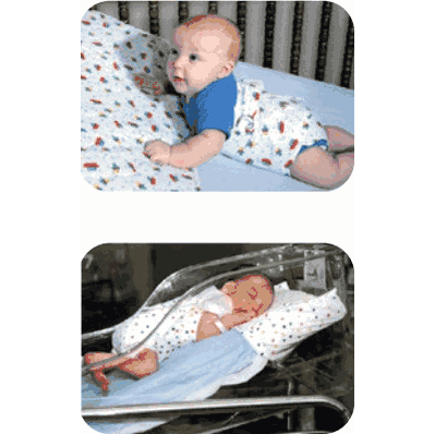 TuckerSling Positioning Aid, Crib mattress, Infant 3-7 lbs Flannel