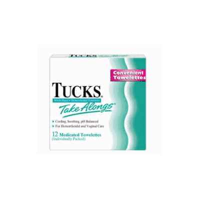 Wipes, Tucks Take-along (12/Bx31254715042 -