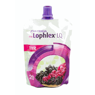 TYR Lophlex LQ (20 g PE), Mixed Berry, 125 mL x 30 Tyrosinemia Oral Supplement