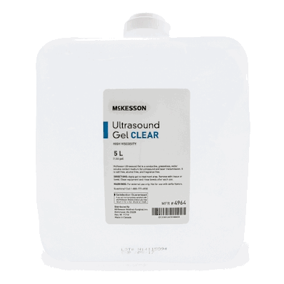 Ultrasound Gel, 5 Liter Cubitainer, CLEAR