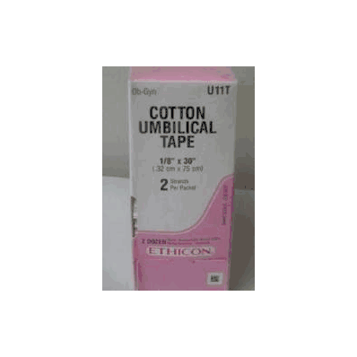 Umbilical Tape Cotton Thread 1/8 Inch X 30 In