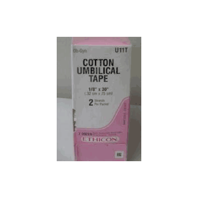 Umbilical Tape Cotton Thread 1/8 Inch X 36 In