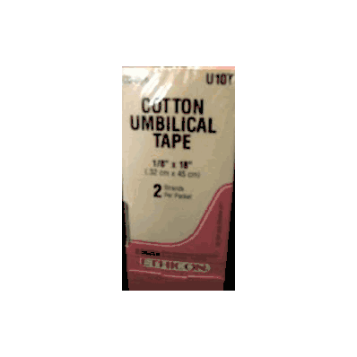 Umbilical Tape Cotton Thread 1/8 X 18 Inch St