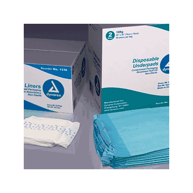 Underpads, Disposable, 23x36 - Medline