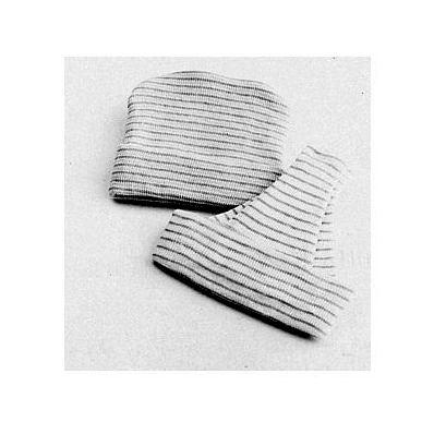 Unisex Baby Cap, 1-Ply, White