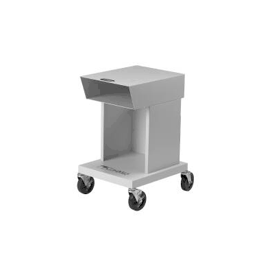 Universal Esu Cart Metal 2 Shelves Silver - C