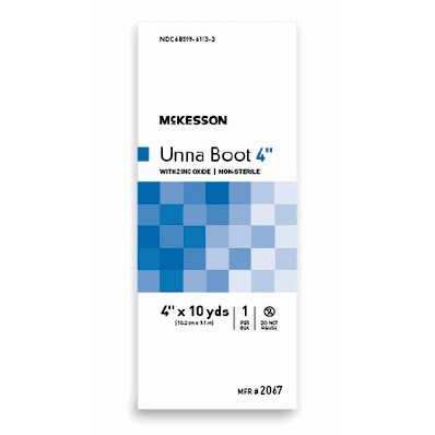 Unna Boot, 4" x 10 Yard with Cotton Zinc Oxide
