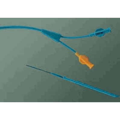 Ureteral Catheter, 10 Fr., 50 cm Double Lumen