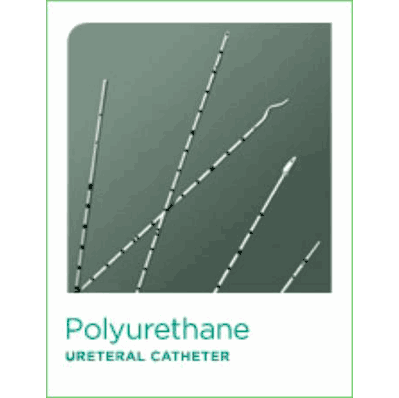 Ureteral Catheter, 4 Fr., 70 cm Olive Tip Polyurethane
