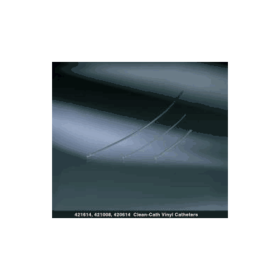 Urethral Catheter, 10 Fr., 16" Unisex, Straight Tip PVC, color code: Black