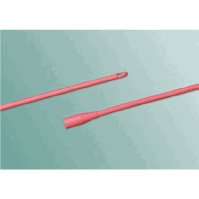 Urethral Catheter, 16 Fr. Unisex, color Orange, 16" 2 Opposing Eyelets