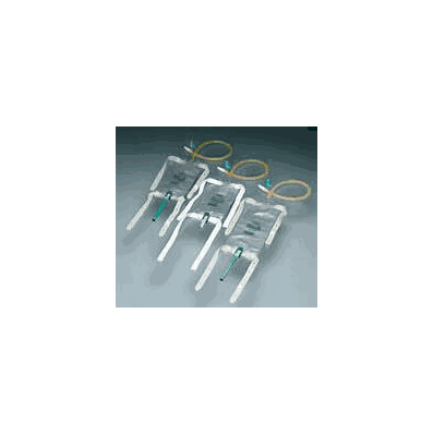 Urinary Leg Bag, 950 mL with Fabric Straps