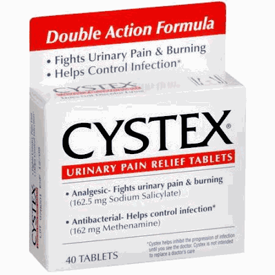 Urinary Pain Relief, 40 tablets/Pack by Cystex brand