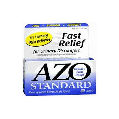 Urinary Pain Relief Azo Standard Tablet 30 Pe