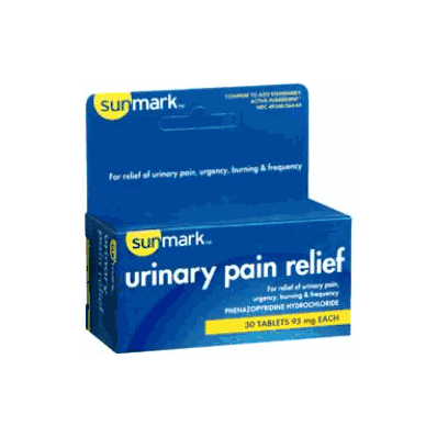 Urinary Pain Relief Sunmark Tablet 30 Per Bo
