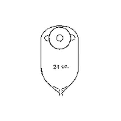Urinary Pouch 11 Inch Length 1-1/4 Inch Stoma