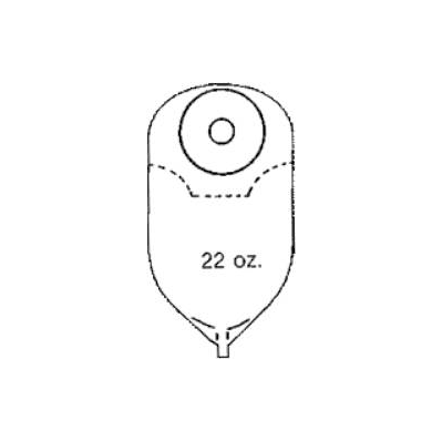Urinary Pouch Nu-flex 11 Inch Length 1-1/4 I