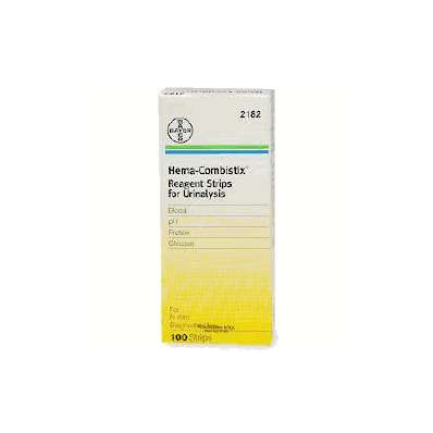 Urine Test Strip, Hema-combistix 100'S - Sie