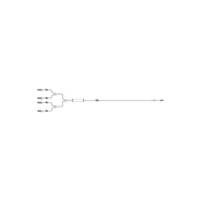 Urology Irrigation Set, 85" x 0.280" TUR Y-Type Tubing