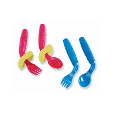 Utensils, Spoon, Fork, Rt Angled, Easy Eater