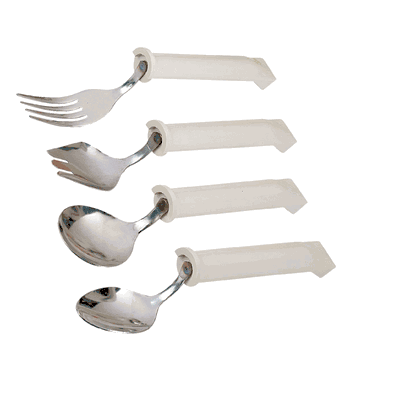 Plastic Handle Swivel Teaspoon