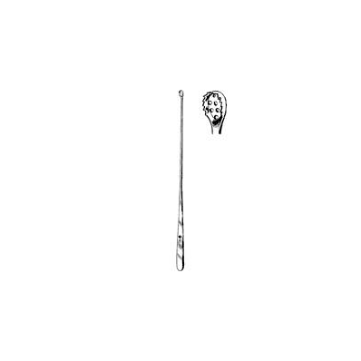 Uterine Curette Single-ended Serrated, Spoon