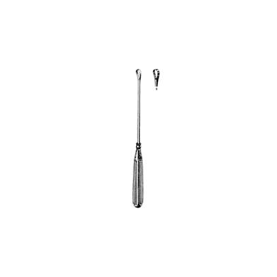 Uterine Curette Single-ended Size 0 Sharp, Ov