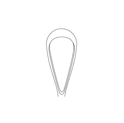 Uterine Curette Single-ended Size 3 Sharp Tip