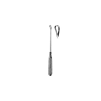 Uterine Curette Single-ended Size 4 Sharp, Ov